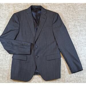John Varvatos Men's Gray Sport Coat, Wool, Size 38S